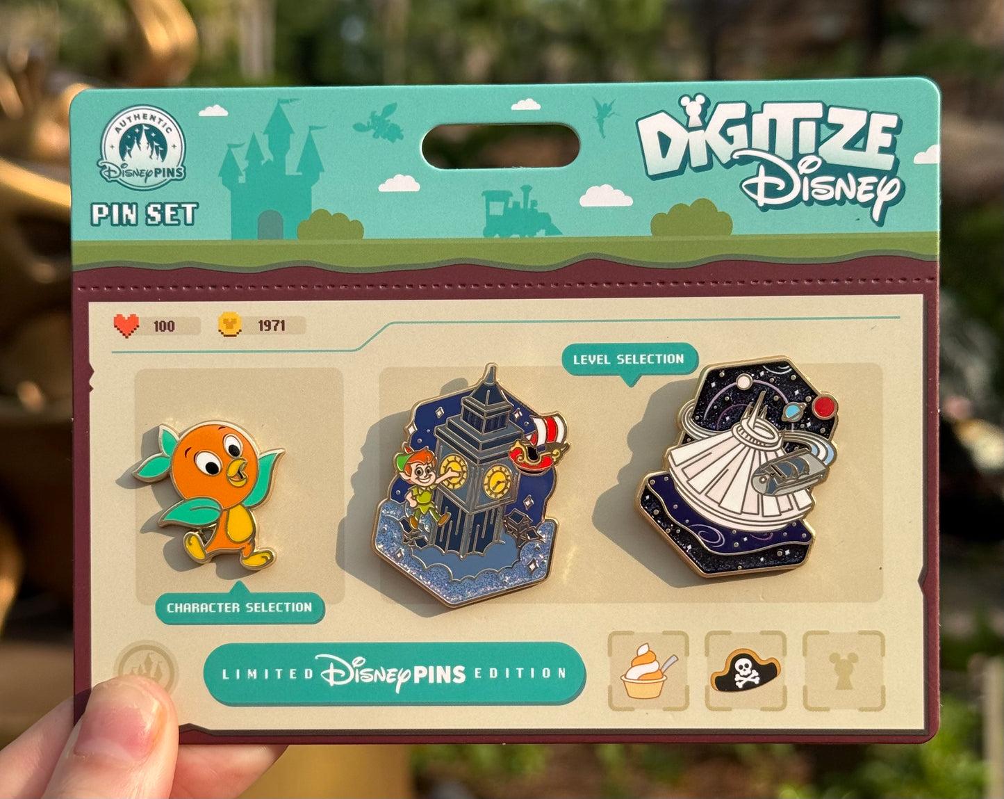 Orange Bird, Peter Pan, Space Mt Digitize