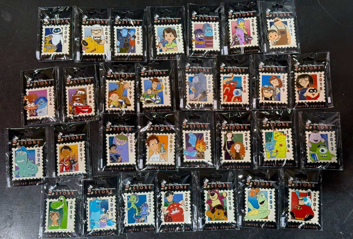 DEC Pixar Stamps