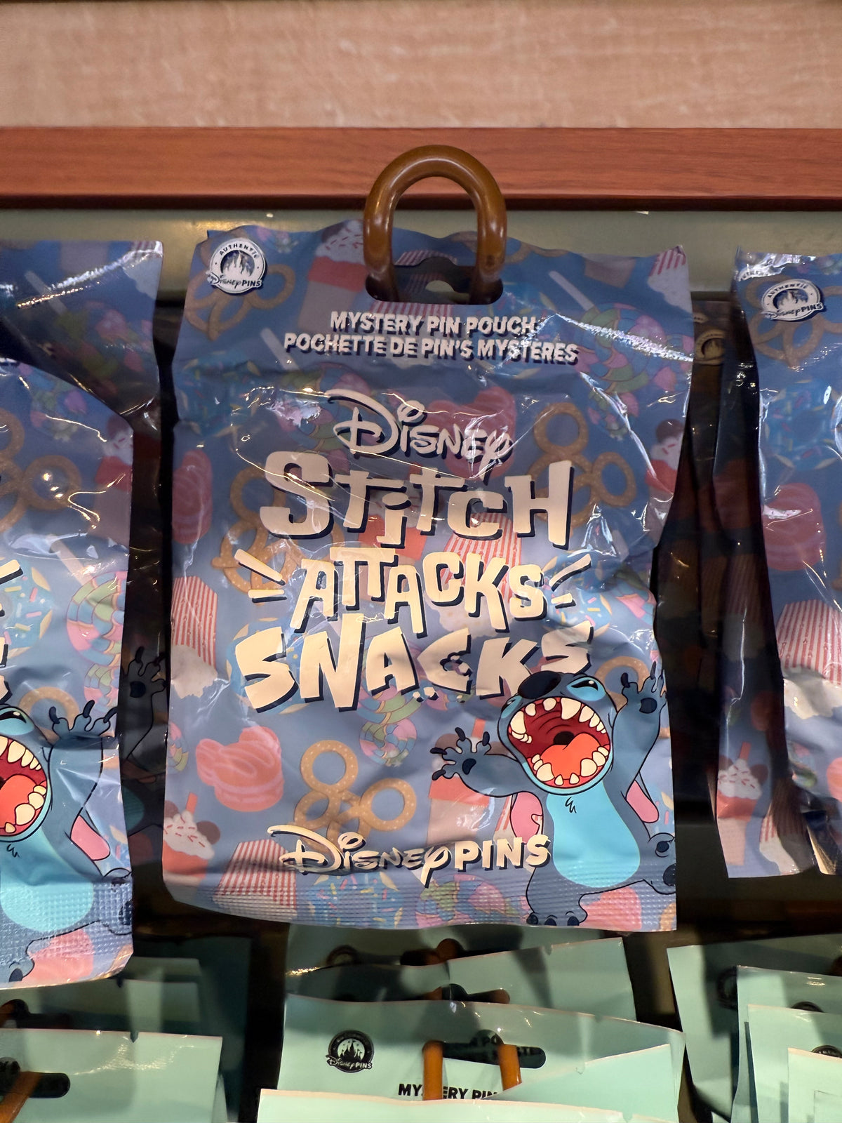 Stitch Snack Attacks 5 Pin Mystery Bag