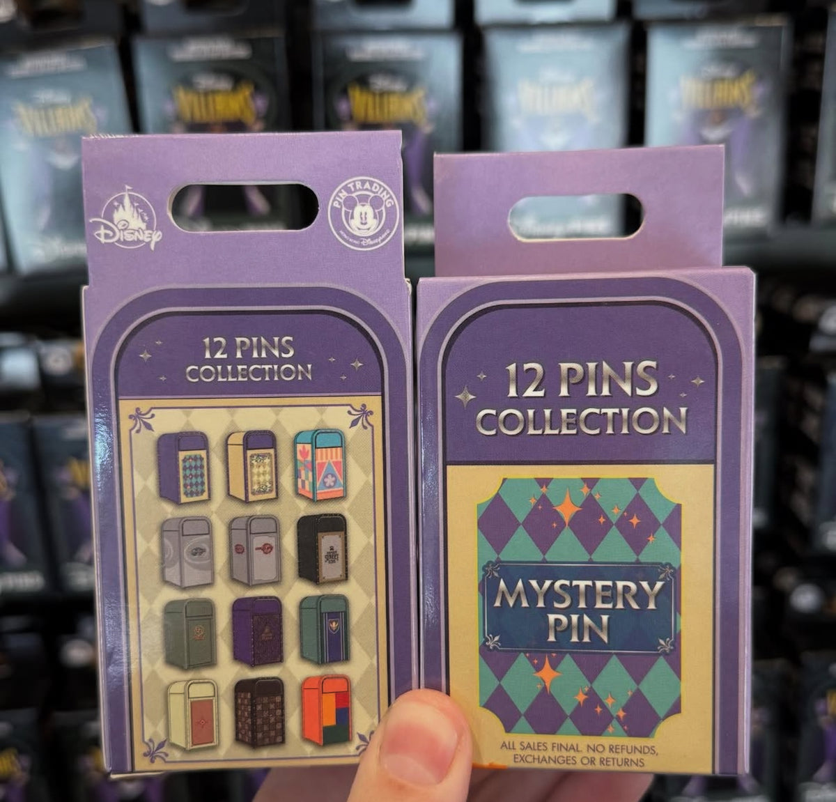 Disney HKDL Trash Can Mystery Box 2 Pins