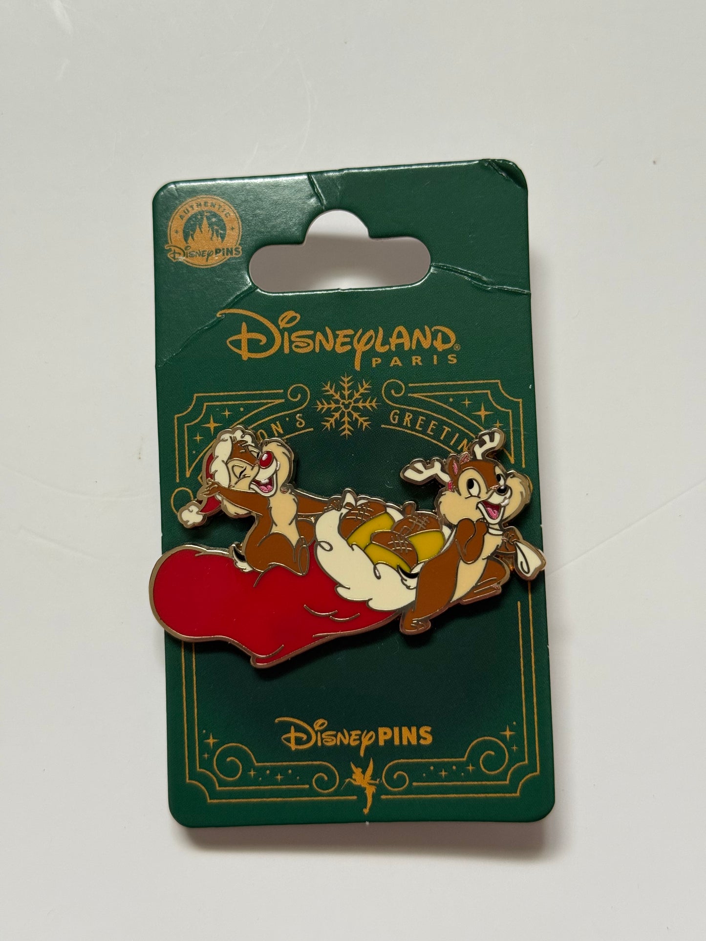 Chip & Dale Christmas Sled Paris