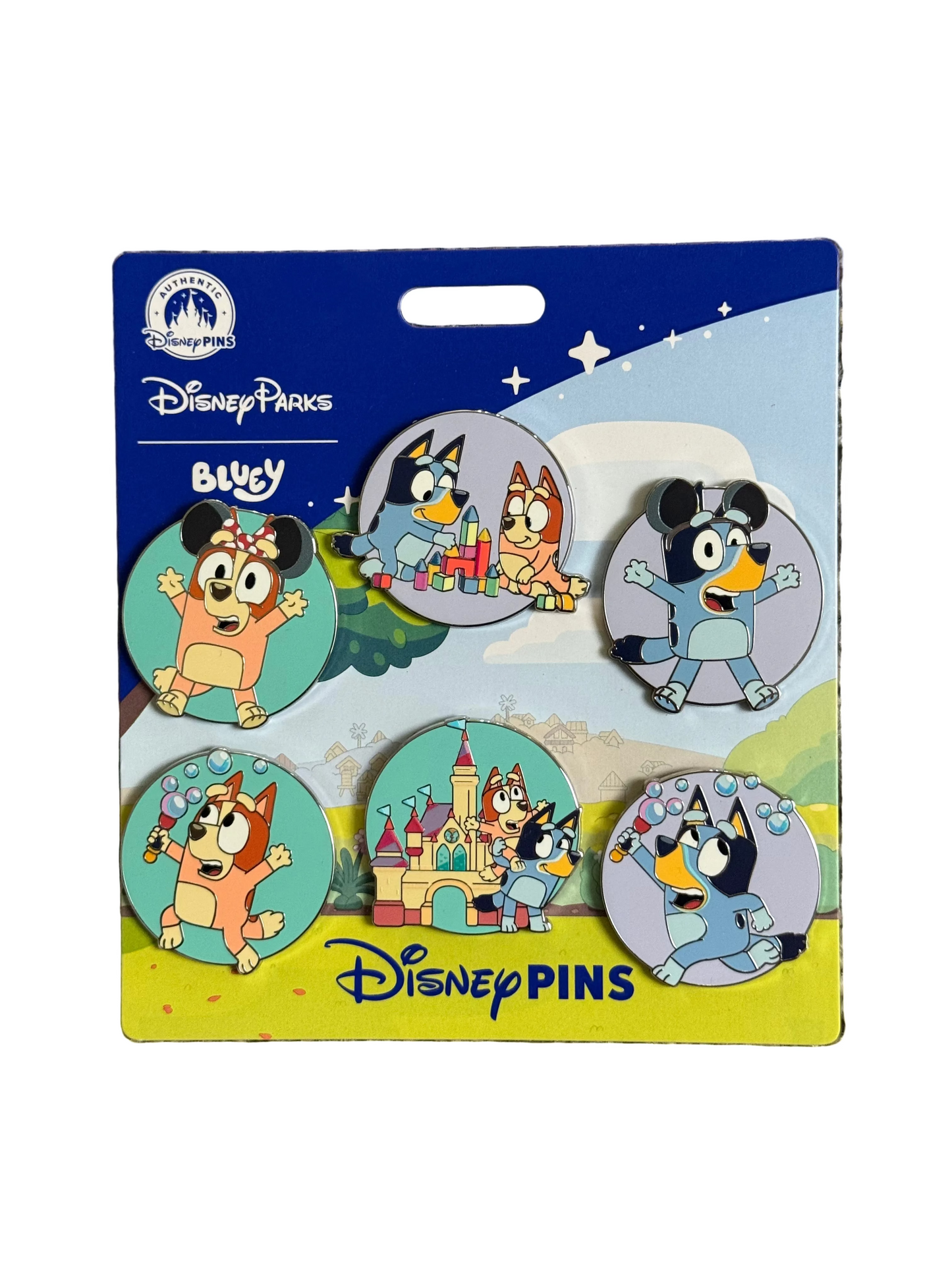 Bluey 6 Pin Set