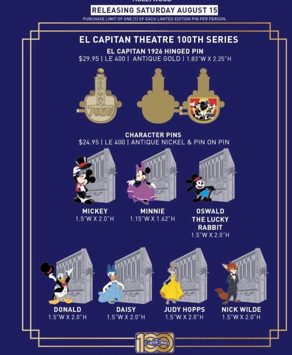DSSH Character Pins