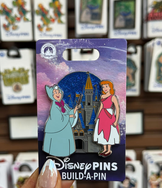 Cinderella And Fairy Godmother Build A Pin
