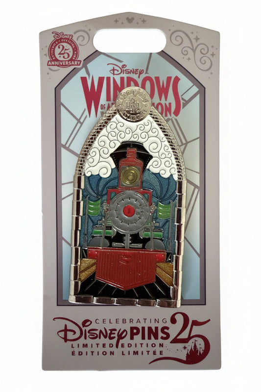 Disneyland Disney 2025 Windows of Attraction Railroad Train Pin LE 2500