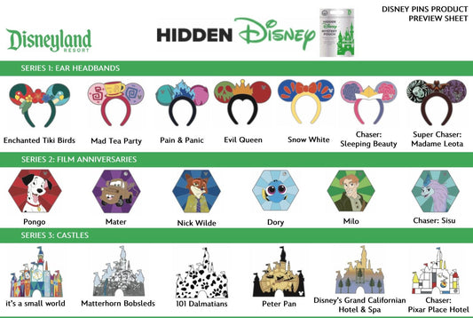 Castles~ Disneyland Hidden Mickeys