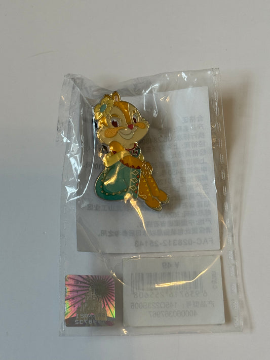 2026 Shanghai Disney Resort Game Prize Pin Chip & Dale - Clarice