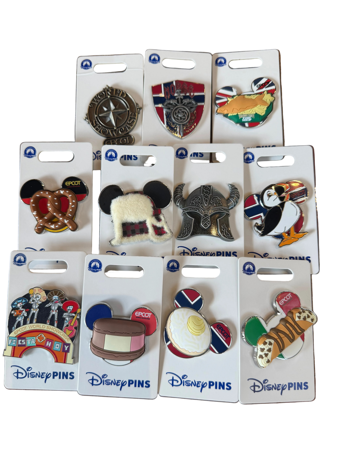Epcot World Showcase Food Pins